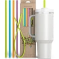 thumbnail image 1 of Pajitas de silicona Softy Straws para vaso Stanley de 1,2 L y 30 cm, 1 of 6
