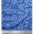 thumbnail image 1 of Soimoi Rayon Fabric Floral & Moroccan Damask Print Sewing Fabric Yard 42 Inch Wide, 1 of 3