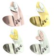 thumbnail image 5 of Wadada 10 Pcs Love Heart Cake Topper Cake Decoration for Valentine's Day Wedding Mother's Day, Acrylic Gold Cupcake Topper Picks Love You Letter Cake Topper for Party Cake Desserts Decor Supplie, 5 of 6