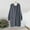 Gray, variant on EchfiProm Hooded Sweater Women Gray Christmas Duster Knit Long Sleeve Solid Cardigan Outfits Sweater Coat with Pockets