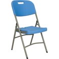 thumbnail image 1 of Kleton Polyethylene Folding Chair, Steel Frame, Blue, 350-lbs Capacity, 1 of 1