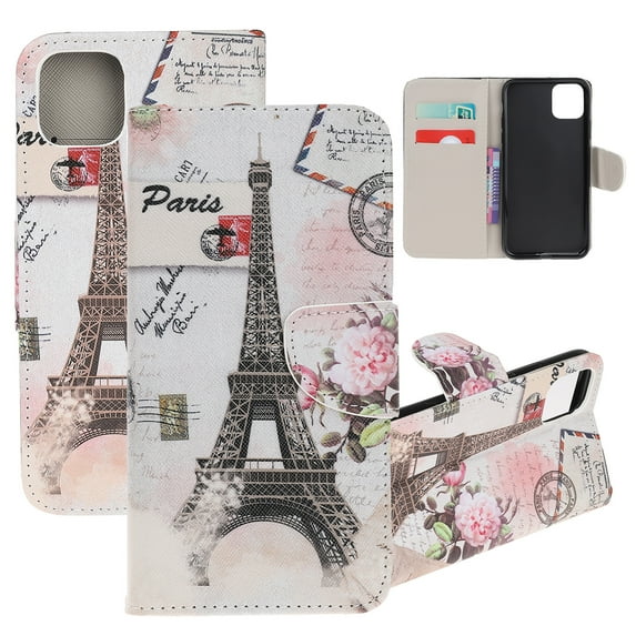 TECH CIRCLE Case For iPhone 12 Pro Max,Magnetic Flip Leather Card Slots Kickstand Wallet Case Cover,For iPhone 12 Pro Max 6.7 inch,C