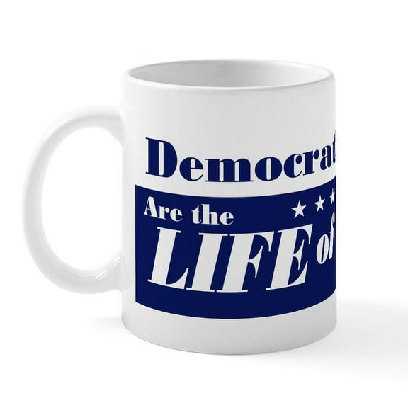CafePress - Democratic Women Mug - 11 oz Ceramic Mug - Novelty Coffee Tea Cup