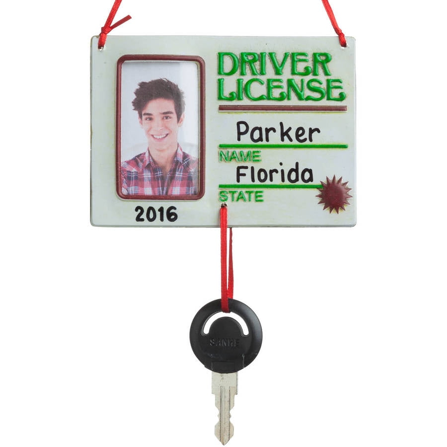 Personalized Driver's License Christmas Ornament New Driver Gift