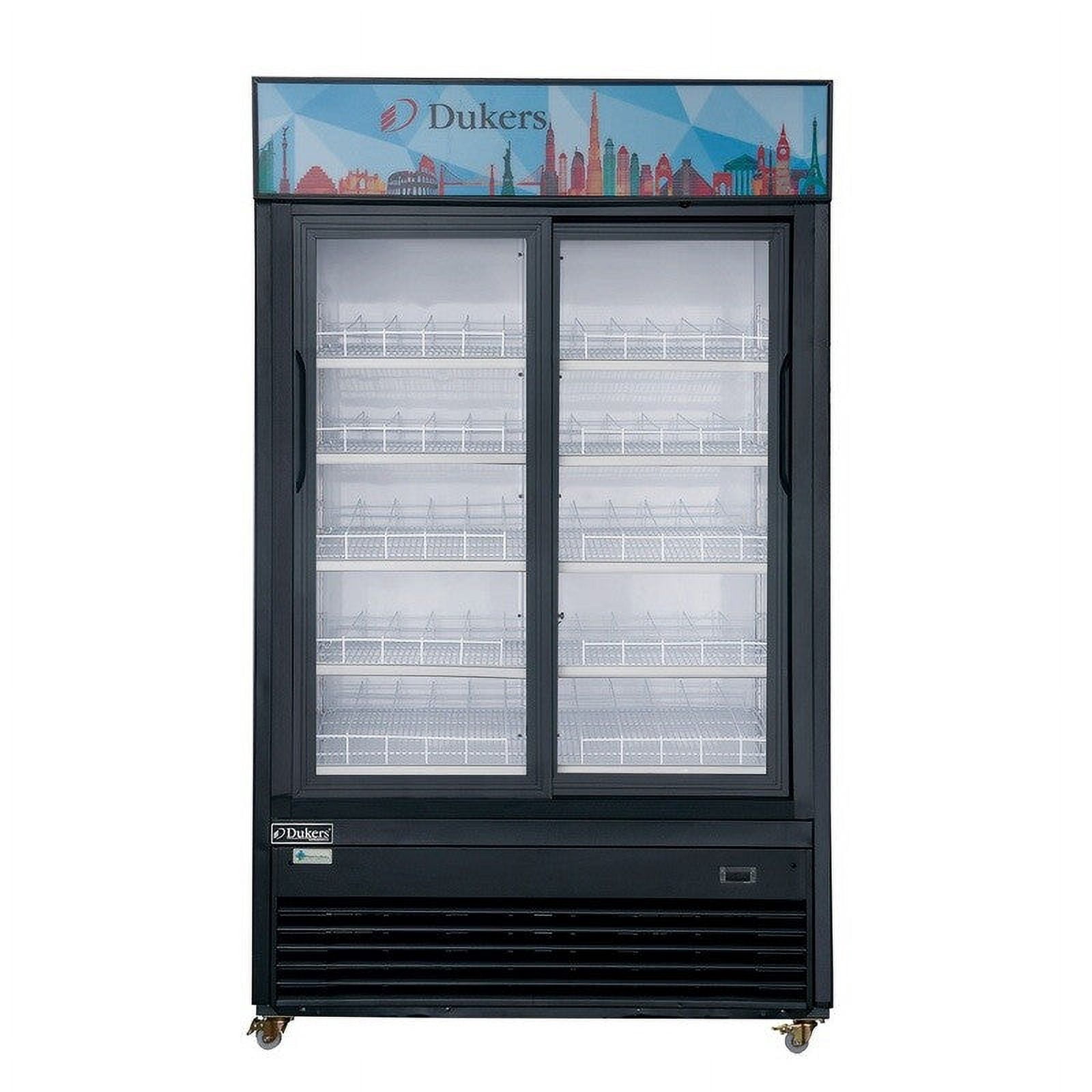 DSM-32SR Commercial Glass Sliding 2-Door Merchandiser Refrigerator