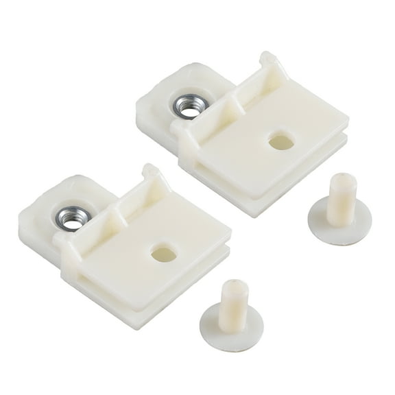Unique Bargains 2 Pcs Window Door Glass Channel Retainer Clip 1.89"x1.38"x0.71" Universal for Car Truck Van Beige