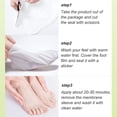 thumbnail image 5 of 5 Pairs Foot Peel Mask Exfoliant For Peeling Off Calluses, Soft Smooth Touch Natural Exfoliator For Dry Dead Skin, Callus, 5 of 5