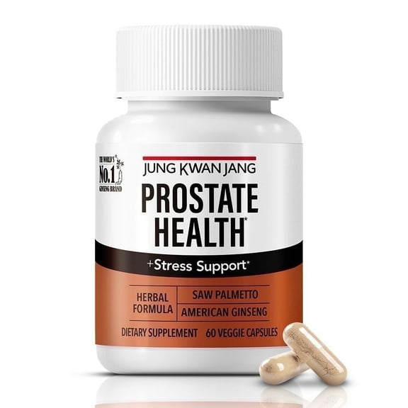 JungKwanJang Prostate Support Supplement for Men, with Ginseng & Saw Palmetto, 60 Ct