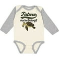thumbnail image 3 of Inktastic Future Marine Biologist Turtle Boys or Girls Long Sleeve Baby Bodysuit, 3 of 5