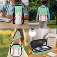 thumbnail image 3 of Jeiento Green Ice Cream 4-Piece Kids Backpack Set 17 Inch Schoolbag with Lunch Box Pencil Case Water Bottle Holder Lightweight Breathable Bookbag for Girls Back to School, 3 of 7