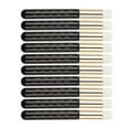 thumbnail image 2 of 10 cepillos para champú de pestañas faciales, tubo dorado, mango de aluminio acrílico, cepillo para limpieza de nariz, cepillo negro., 2 of 14