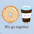 thumbnail image 2 of CafePress - We Go Together Like Coffee And Donuts Body Suit - Long Sleeve Cotton Baby Bodysuit, 2 of 4