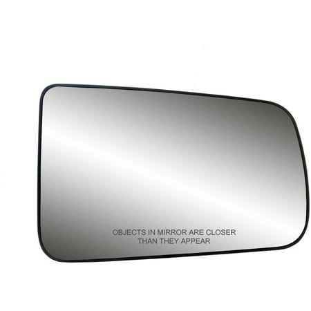 80261 - Fit System Passenger Side Non-heated Mirror Glass w/ backing plate, Ford Focus 08-11, 5" x 7 9/ 16" x 8 1/ 4" (w/ o Blind Spot)