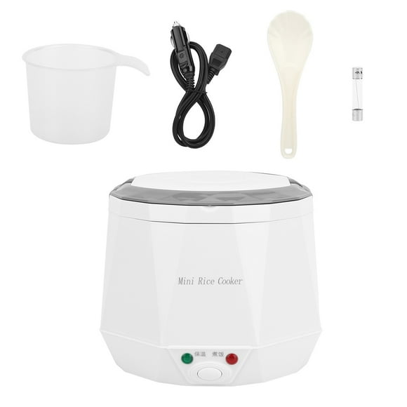 Mini Rice Cooker,1.6L Mini Portable Electric Car Rice Cooker Electric Rice Cooker Power Packed Performance