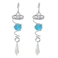 thumbnail image 3 of Wind Chimes, Rotating Wind Chimes Exquisite Craftsmanship Bright And Translucent  For Garden For City Apartment Purple,Green,Blue,Red,Lake Blue, 3 of 8