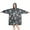 Navy Floral Skull, variant on Wearable Oversized Blanket,Navy Floral Skull Pattern Wearable Blanket Hoodie for Adults,Cozy Hooded Blankets with Super Pockets,Super Warm Fuzzy Pullover for Women & Men