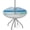 Liquid Sky, variant on Spiny Beachcomber Outdoor Tablecloth with Umbrella Hole and Zipper, Waterproof Patio Table Cover Round Elastic Fitted Table Cloth for Party Picnic Patio, Fits 36"-44" Patio Tables