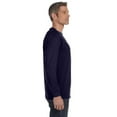 thumbnail image 3 of Jerzees Mens DRI-POWER Active Long Sleeve Crew T-Shirt, L, J Navy, 3 of 3