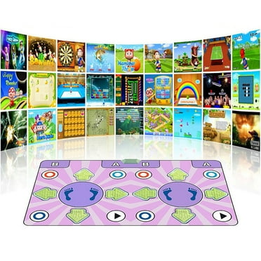 Dance Mat for Adults and Kids, Double User Wireless Dance Pad Game for TV, Plug and Play Electronic Dance Mats with Remote Control, Exercise Dancing Mat for Family Games, Gifts