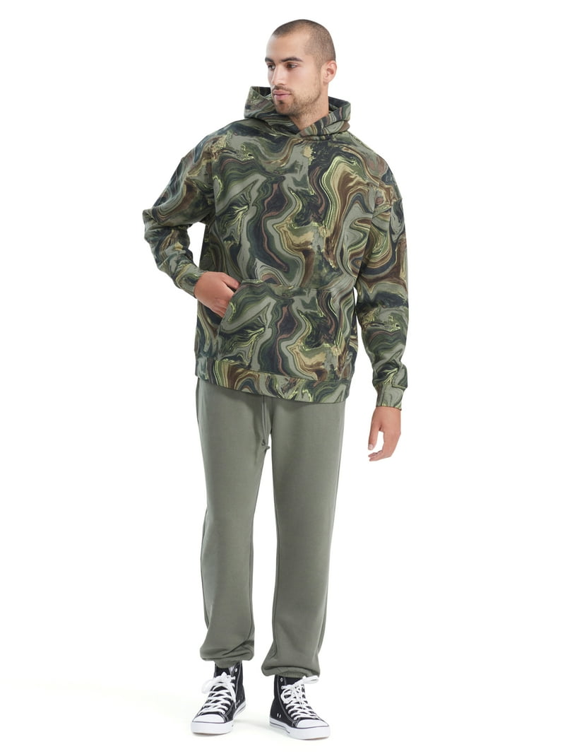 No Boundaries All Gender Oversize Hoodie Sweatshirt, Men's Sizes