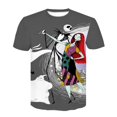 thumbnail image 1 of Camisetas de Halloween de Disney, pesadilla antes de Navidad, Jack Skellington, estampado 3D, camiseta de gran tamaño a la moda para hombres y mujeres, camisetas para niños, 1 of 4