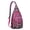 Rose-red-4, variant on Vintage Paisley Sling Backpack – Boho Ethnic Crossbody Bag with Colorful Ornamental Pattern for Travel, Hiking & Everyday Wear