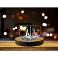 thumbnail image 3 of Stunning Monument to Mexicaneidad 3D Engraved Crystal Gift, 3 of 7