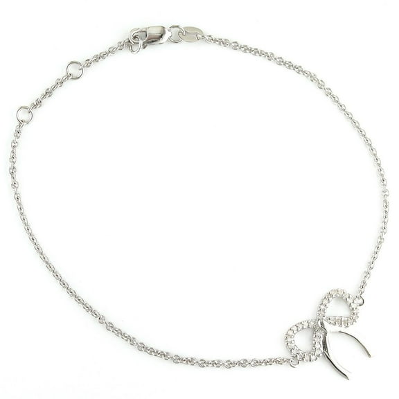 Silver Diamond Bracelet