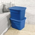 thumbnail image 6 of Sterilite 18 Gallon Tote Plastic, Blue Morpho, 6 of 9