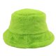 thumbnail image 1 of Sombreros de cubo esponjosos de piel sintética de leopardo de vaca para mujer, sombrero de sol cálido para exteriores, gorra de pescador peluda de terciopelo suave, moda de Panamá para niña, Invierno, 1 of 5