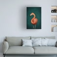 thumbnail image 2 of Aureous 'Green Flamingo' Canvas Art, 2 of 4