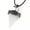 Clear Quartz, variant on Triangle Rock Quartz Rose Quartz Stone Moon Pendant Energy Reiki Healing Amulet-Rose Quartz