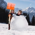 thumbnail image 4 of Snow Shovel Children's Beach Snow Removal Tool Detachable Carbon Steel 34.25 Inch for Outdoor Sand and Snow Play, 4 of 6