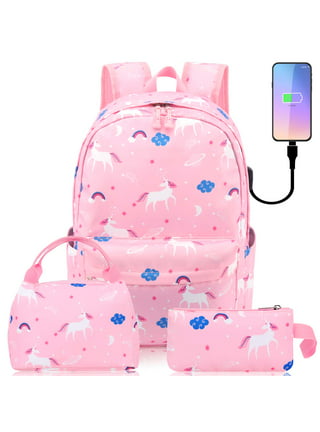 Mutocar School Backpacks for Girls, Travel Backpack with USB Charging Port, Anti Theft Bag, Backpack for Kids Bookbag Elementary Middle School Womens