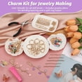 thumbnail image 6 of 404Pcs Charms Lip Gloss Keychain Making Kit, DIY Craft Supplies with Charms, Key Chain Hooks, Jump Rings, Lobster Clasps, Chains & Tools, Jewelry Making Kit for Custom Keychains, Bags, Gifts, 6 of 7