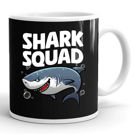 

Best Shark Squad Related Shark Lover Gift Ceramic Mug 11oz (White;11oz)