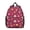 Mushroom and Dotted, variant on Mushroom and Butterfly White Pattern Backpack for School, Cute School Bag with Adjustable Shoulder Straps and Padded Back, 13.8"x11.4"x6"