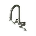 thumbnail image 2 of Elements Of Design DT0721PL Double Handle Wall Mounted Clawfoot Tub Filler - Chrome, 2 of 4