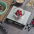 MIRA Digital Kitchen Food Scale, Measures Grams, Pounds & Ounces Glass