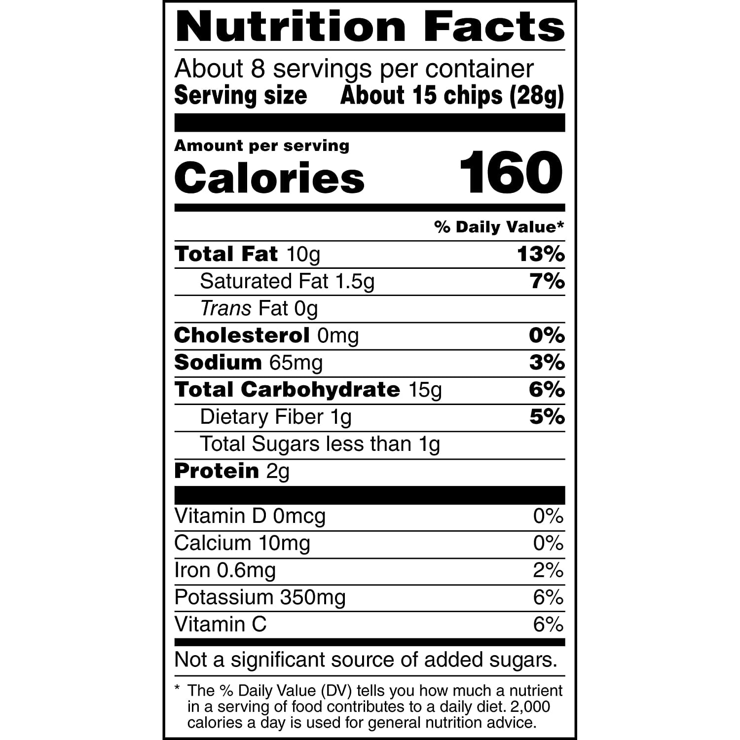 Potato Chips, Lightly Salted Snacks, 7.75oz Bag