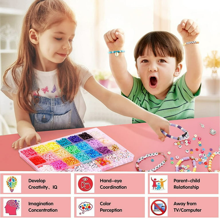 DIY Colorful Beads Girls Toys Set Jewelry Accessories Puzzle Handmade  Crafts Education Toy Children Necklaces Bracelets - Realistic Reborn Dolls  for Sale