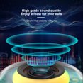 thumbnail image 4 of Pequeño Altavoz Bluetooth, Impermeable 10W Sonido Estéreo 8 Cuentas LED Altavoz Bluetooth Portátil Colorido RGB Con Micrófono Para Deportes Camping, 4 of 7