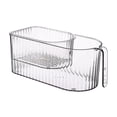 thumbnail image 1 of Caja organizadora multiusos, cesta escurridora decorativa, cesta de drenaje multicapa para frutas blanco, 1 of 6