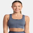 thumbnail image 1 of Baweave Women‘s Medium Support Zip Front Sports Bra  Sizes S-3XL, 1 of 6