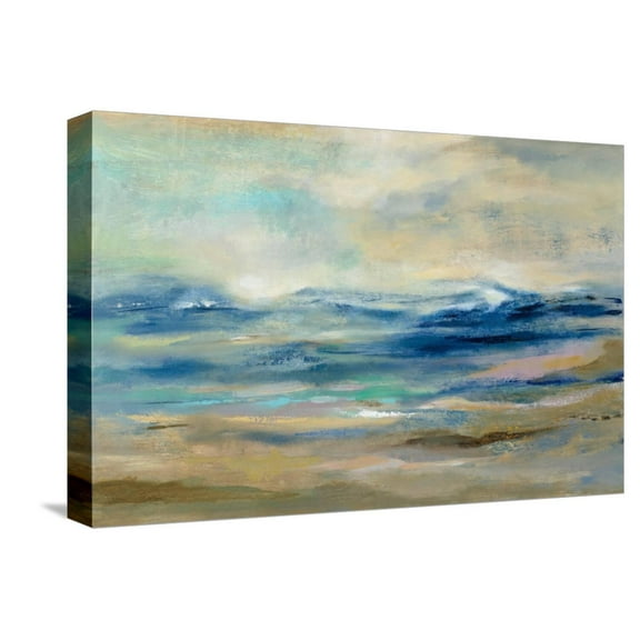 Art.com Whispering Wave Stretched Canvas Print Wall Art by Silvia Vassileva, 18" x 12"