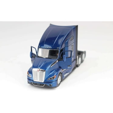 Diecast Masters | Kenworth T680 - Deep Cerulean Blue | 1:50 Scale Officially Licensed Diecast Model Semi Truck | Model 71108