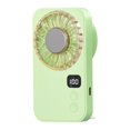 thumbnail image 2 of Zguuel Ice Cooling Handheld Fan, Semiconductor Ice Plate Fan with Digital Display & Turbo Speed, Rechargeable Personal Fan for Travel, Outdoor, Summer Heat Relief, 2 of 5