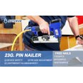 Sutekus 23 Gauge Pin Nailer 15/32" To 1" Pneumatic Air Pinner Nail Gun