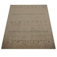 thumbnail image 2 of Rugsotic Carpets Handmade Rugs Hand Knotted Loom Rectangle 5'x8' Beige Wool for Indoor Use, 2 of 5