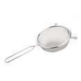 thumbnail image 1 of Stainless Steel Kitchen Fine Strainer Tea Mesh Juice Egg Filter with Long Handle and Hooks, 1 of 7